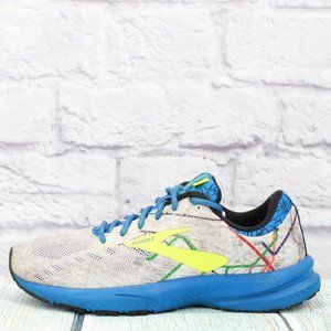 Brooks Women's Blue and Yellow Running Shoes